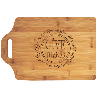 Bamboo Cutting Board with Handle