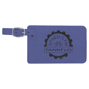 Laserable Leatherette Luggage Tag