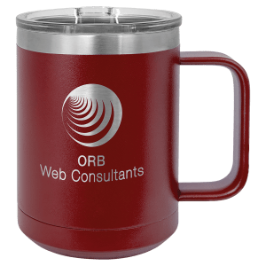 Custom Engraved Insulated Polar Camel Insulated Mug, 15 ounce