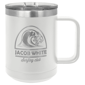 Custom Engraved Insulated Polar Camel Insulated Mug, 15 ounce