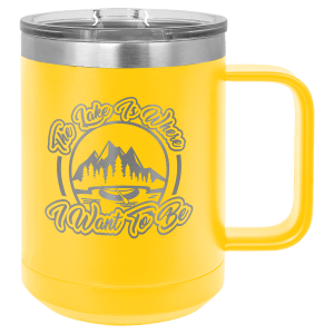 Custom Engraved Insulated Polar Camel Insulated Mug, 15 ounce