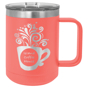 Custom Engraved Insulated Polar Camel Insulated Mug, 15 ounce