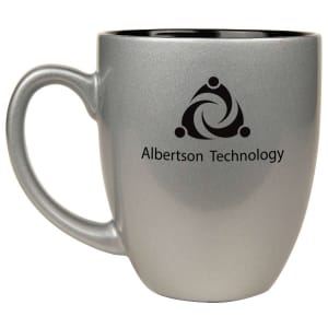 16 oz. Customizable Ceramic Bistro LazerMug