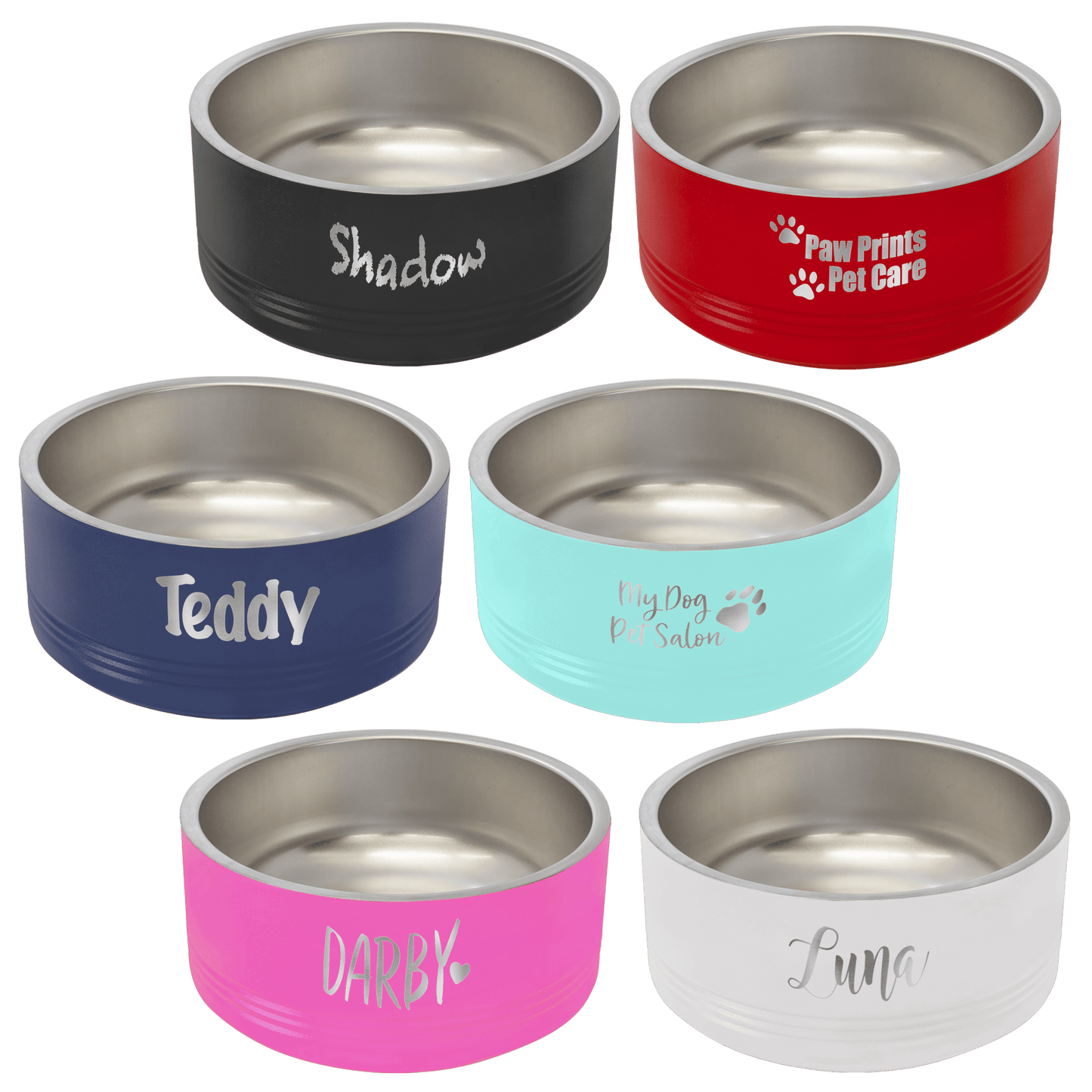 Custom Engraved Insulated Polar Camel Pet Bowls