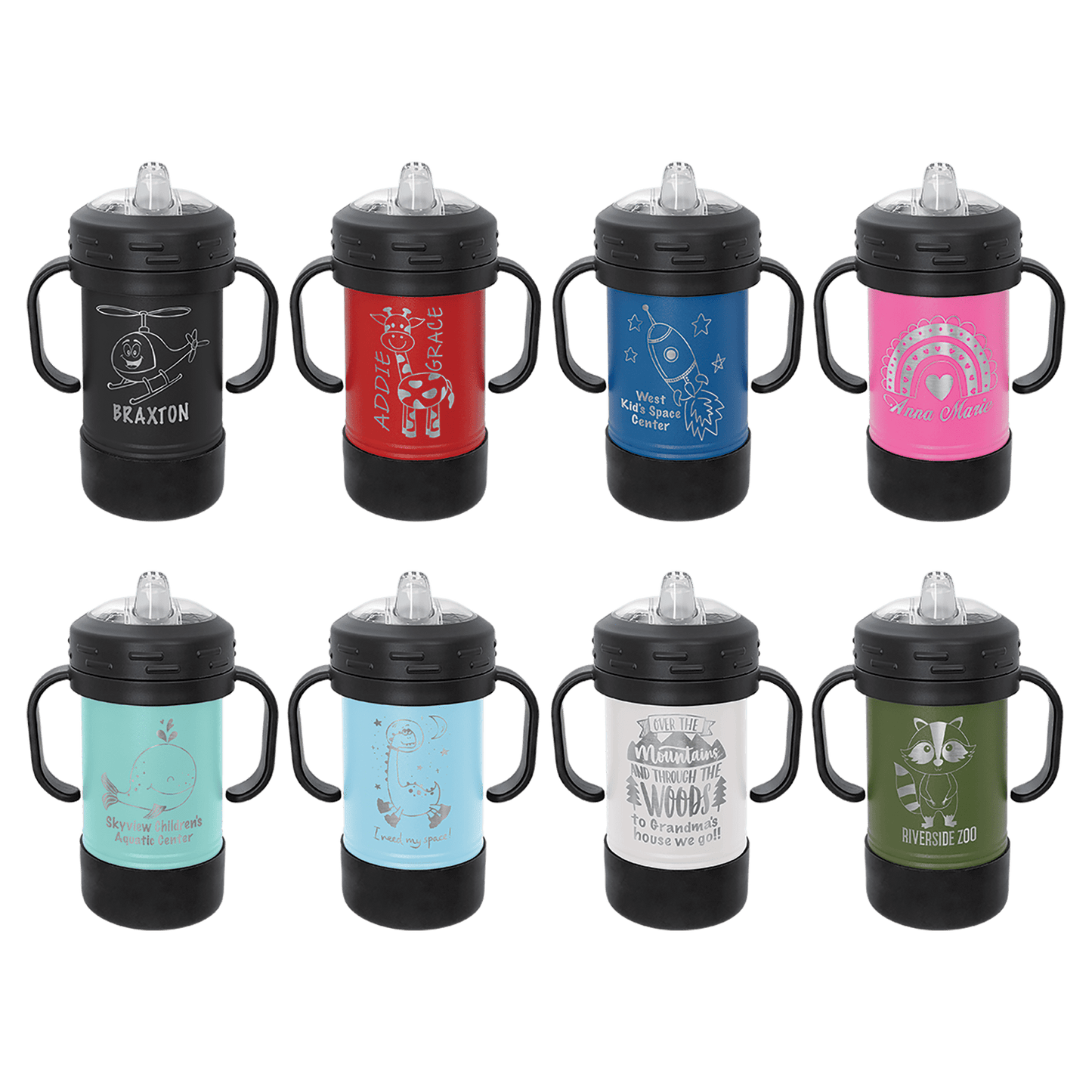 Customized Stainless Steel Insulated 10 oz. Sippy Cup