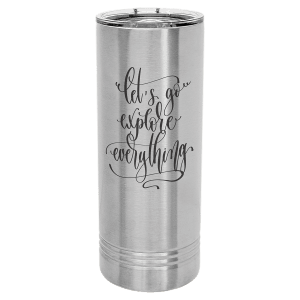 Insulated Polar Camel 22oz Skinny Tumbler with Slider Lid