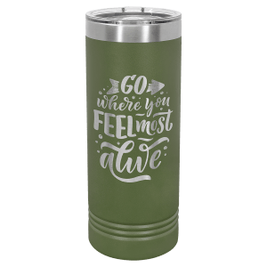 Insulated Polar Camel 22oz Skinny Tumbler with Slider Lid