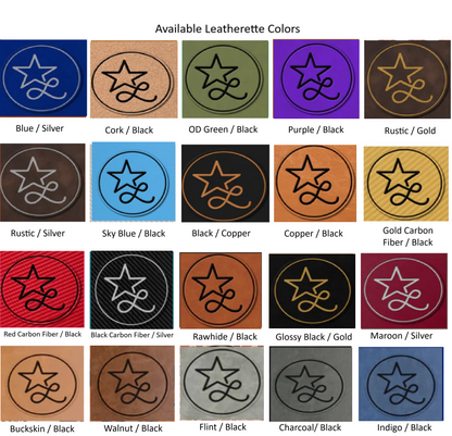 Chunky Knit Beanie Cap with Custom Leatherette Patch