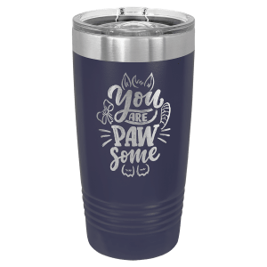 Vaso de camello polar aislado grabado personalizado, 20 onzas