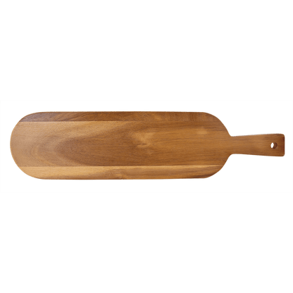 Tablero de servicio personalizado de madera de acacia/pizarra grabado con láser - Beer Flight