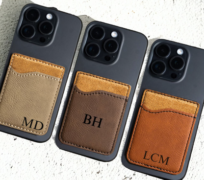 Custom Laser Engraved Leatherette Phone Wallet