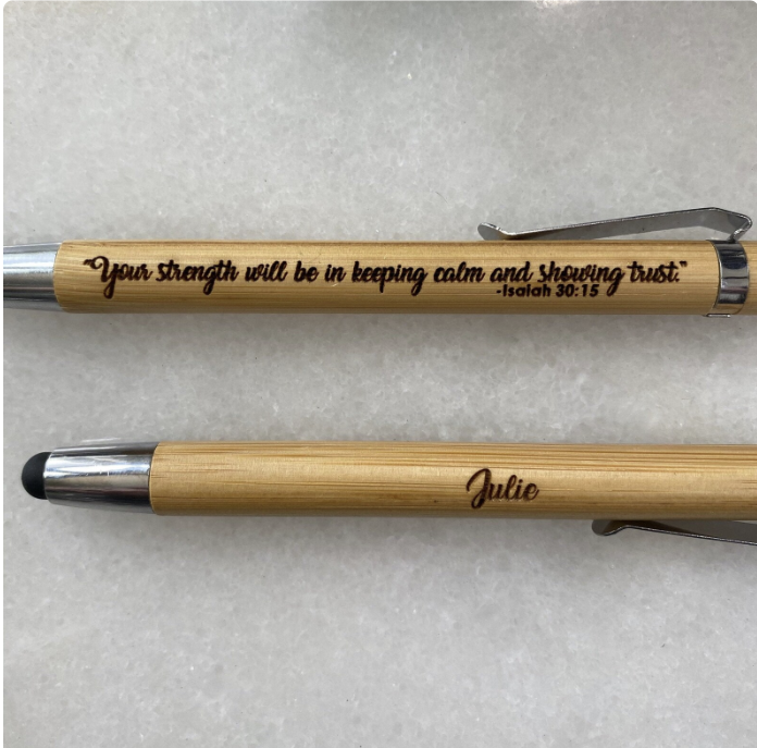 Personalisierter Bambusstift