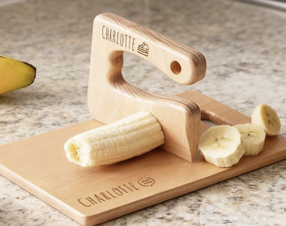 Engraved Wooden Kids Knife (Bamboo Knife Only)
