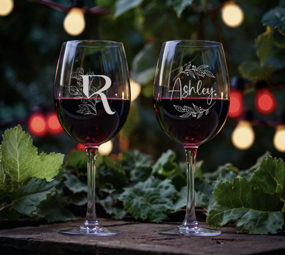 Customizable All-Purpose Wine Glass, 14.5oz with Shear Rim