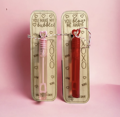 Mini-Bubble Wand Valentines (includes mini-bubble wand)