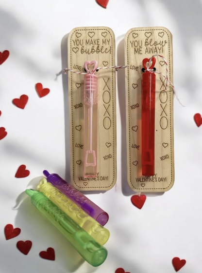 Mini-Bubble Wand Valentines (includes mini-bubble wand)