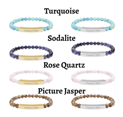 Pulsera con inicial personalizada