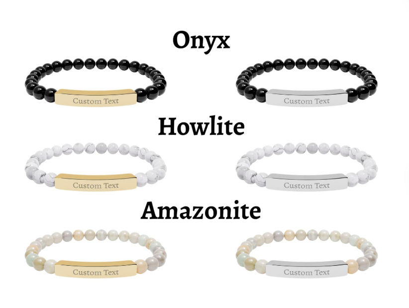 Pulsera con inicial personalizada