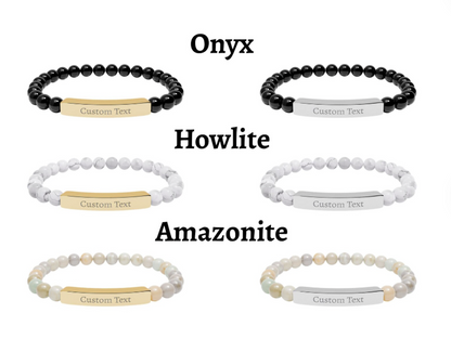 Pulsera con inicial personalizada