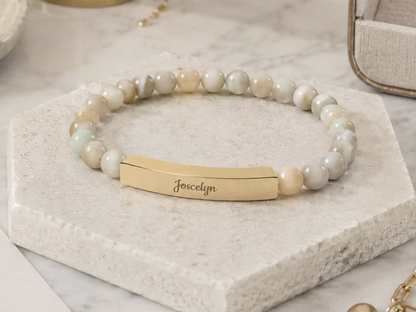Pulsera con inicial personalizada