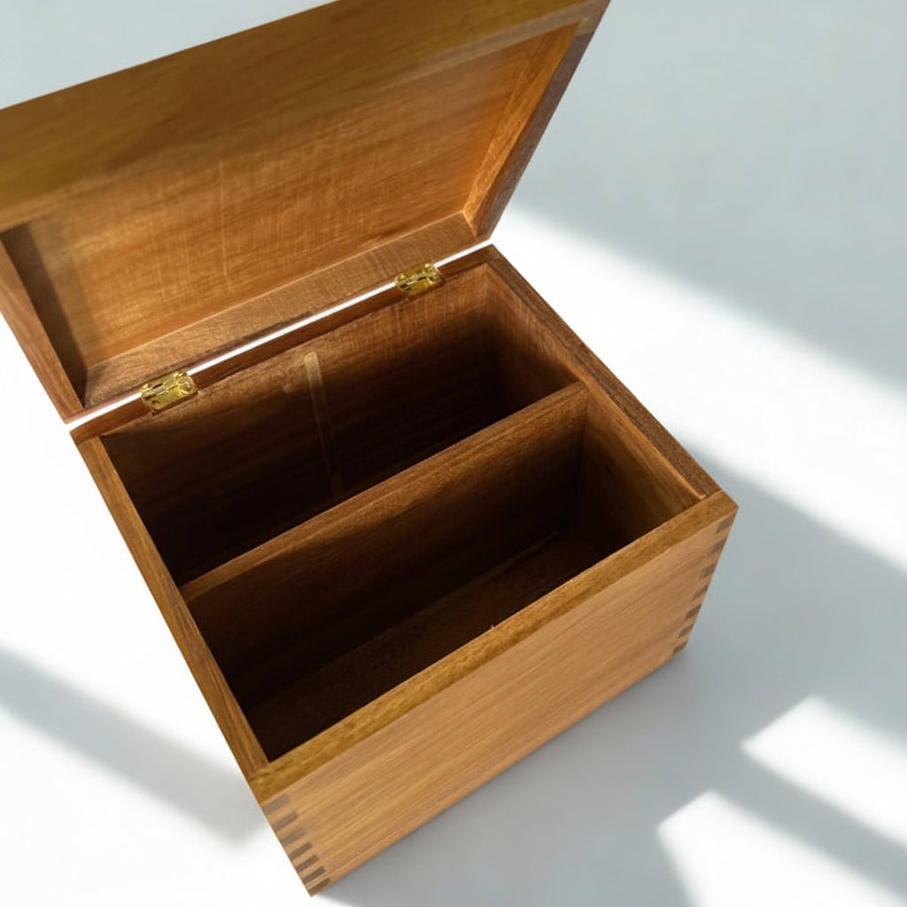 Personalized Acacia Recipe Box