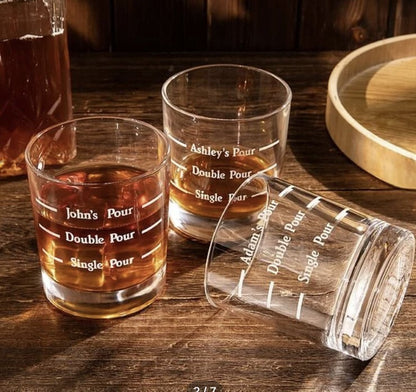 Personalized Whiskey Glasses