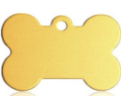 Customized Aluminum ID Tag, Bone-shape