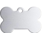 Customized Aluminum ID Tag, Bone-shape