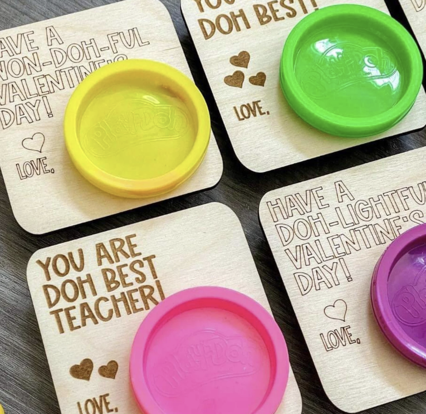 Play-Doh Valentines (includes Play-Doh)