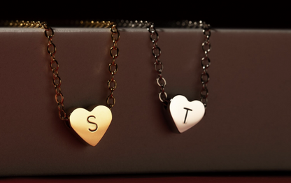 Personalized Stainless Steel Mini Heart Necklace