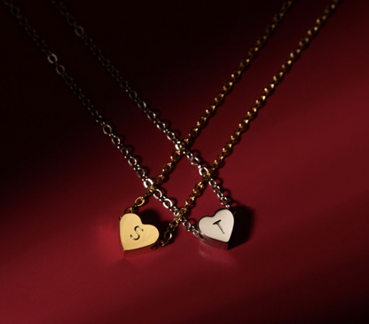 Personalized Stainless Steel Mini Heart Necklace