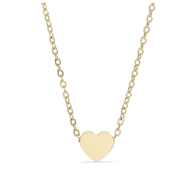 Personalized Stainless Steel Mini Heart Necklace