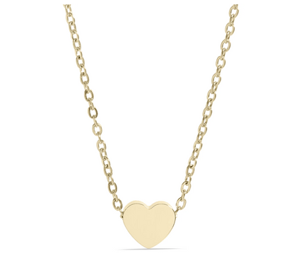 Personalized Stainless Steel Mini Heart Necklace