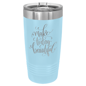 Vaso de camello polar aislado grabado personalizado, 20 onzas