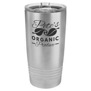 Vaso de camello polar aislado grabado personalizado, 20 onzas