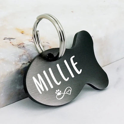 Customized Aluminum ID Tag, Fish-shape