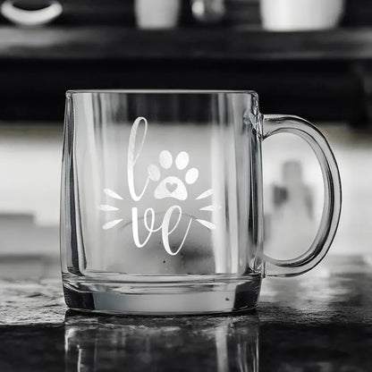 Customized Clear Coffee Mug