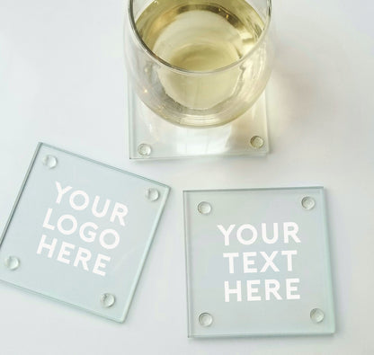 Glass Coaster Set