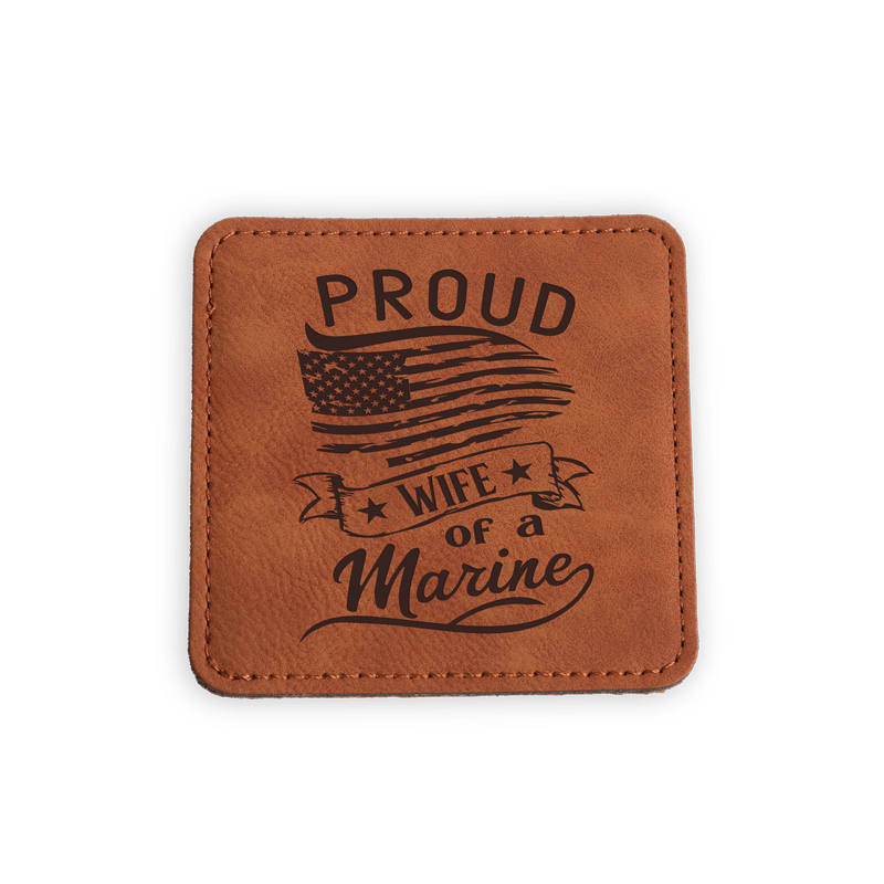 Leatherette Coasters (set of 6 with holder)
