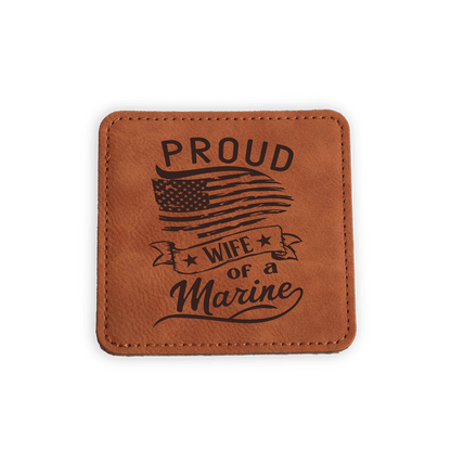 Leatherette Coasters (set of 6 with holder)