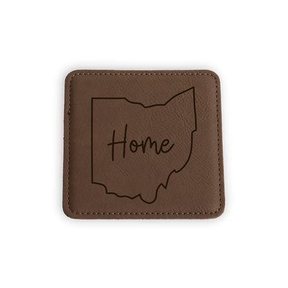Leatherette Coasters (set of 6 with holder)