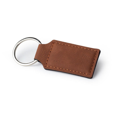 Customized Leatherette Keychain, Rectangle