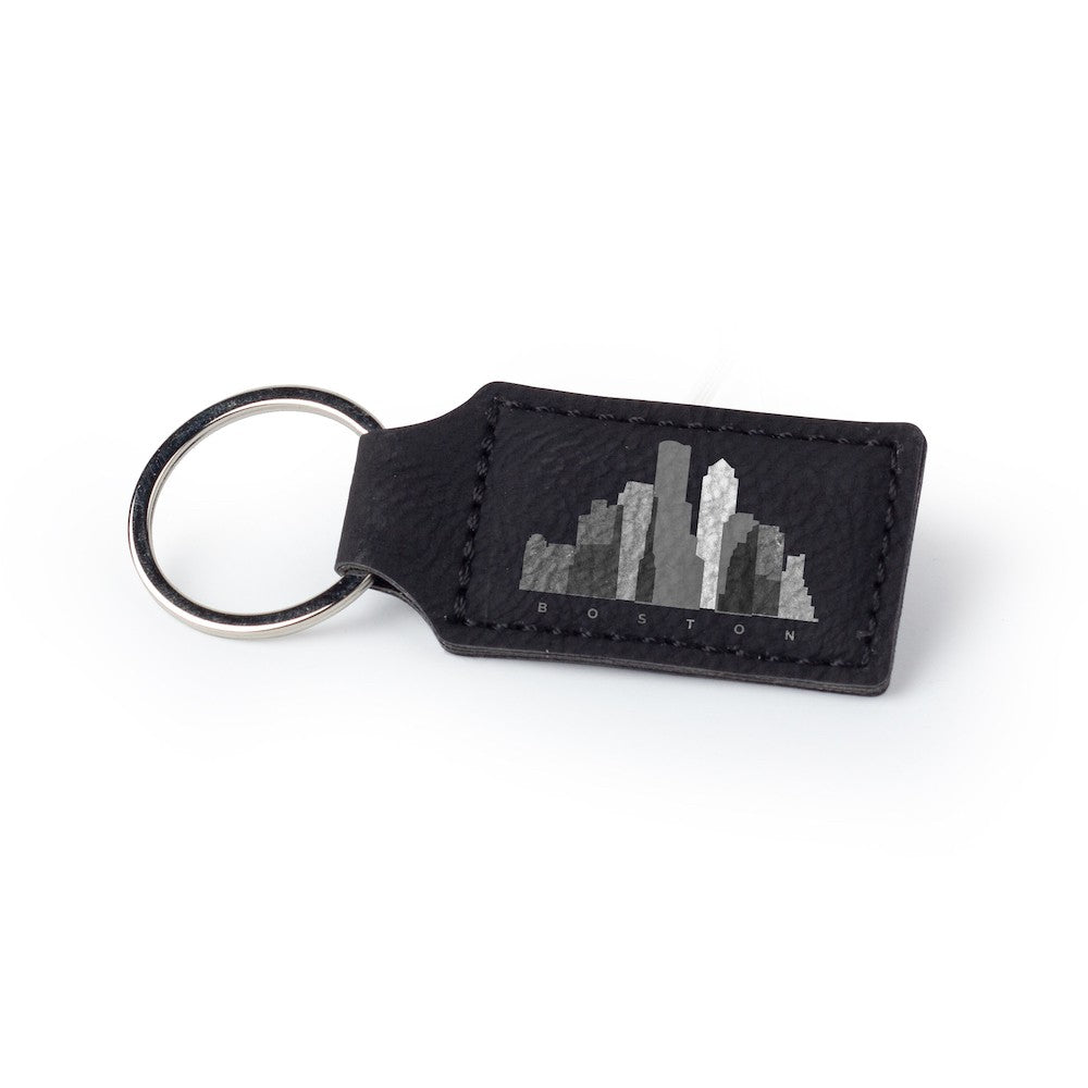 Customized Leatherette Keychain, Rectangle